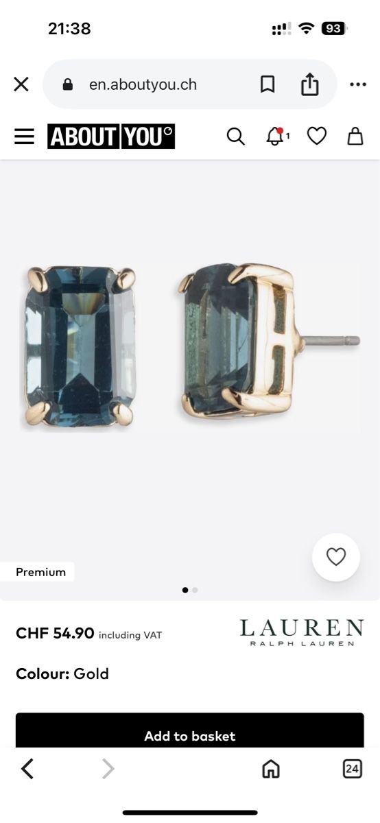 Orecchini pendenti & Orecchini a lobo: Ralph Lauren Earrings, Elegant Style, New – Nuovo e nell'imballaggio originale da Unterägeri venduto da aig_7jjx 3
