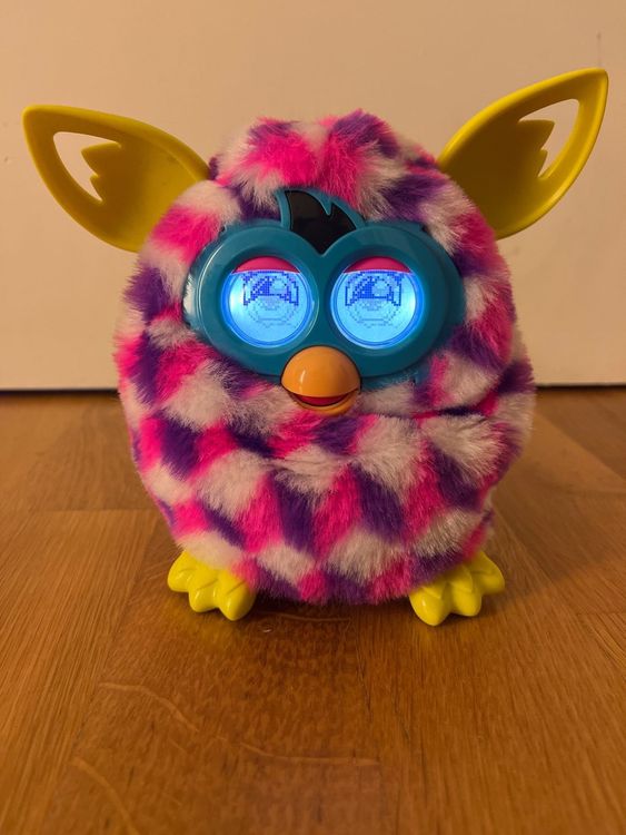 Furby Pink Cubes Boom Plush Toy