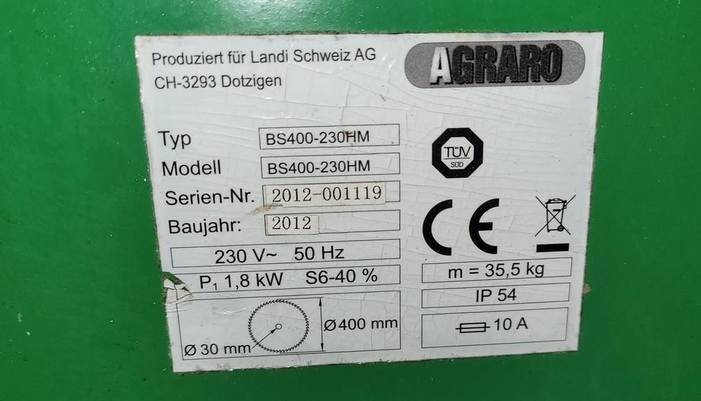 Wippsäge von Landi 230V Kaufen auf Ricardo