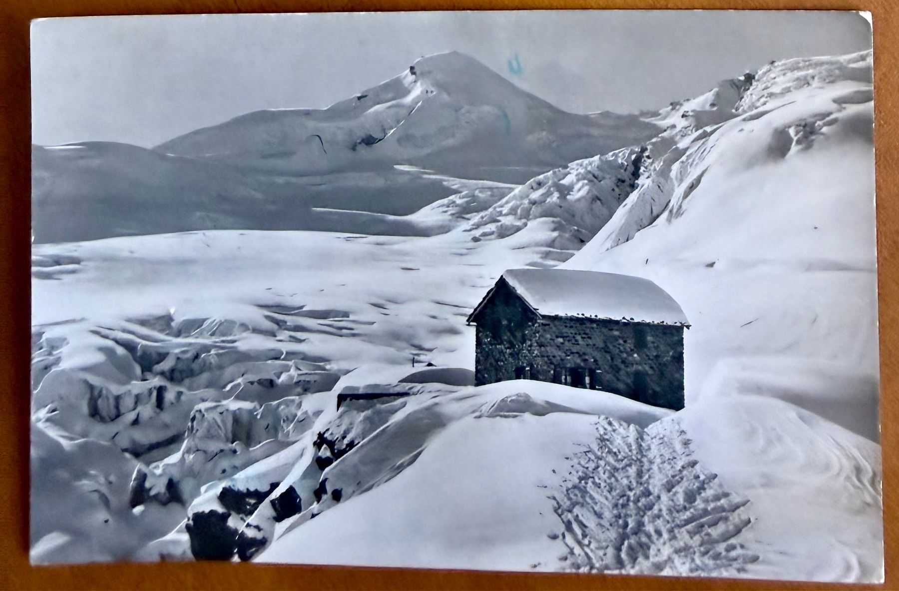 Cartoline postali: Saas-Fée - Lange Fluh Hütte - AK – Usato da Lutry venduto da Ediego