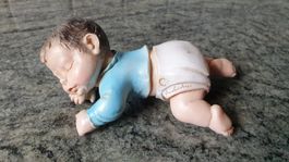 SCHLAFENDES BABY - A. LUCCHESI SAMMLERFIGUR