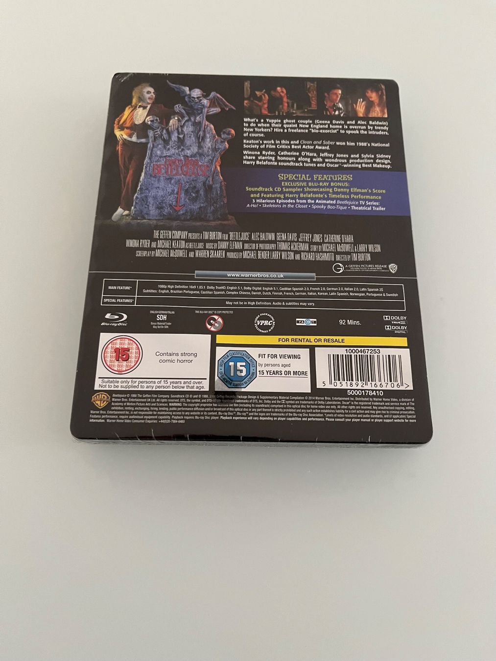 Alle DVDs: Beetlejuice (Blu-Ray Disc - SteelBook) – Neu und originalverpackt aus Stabio von rao_x6pt 1