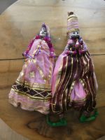 Indische Puppen Maharadscha und Maharani