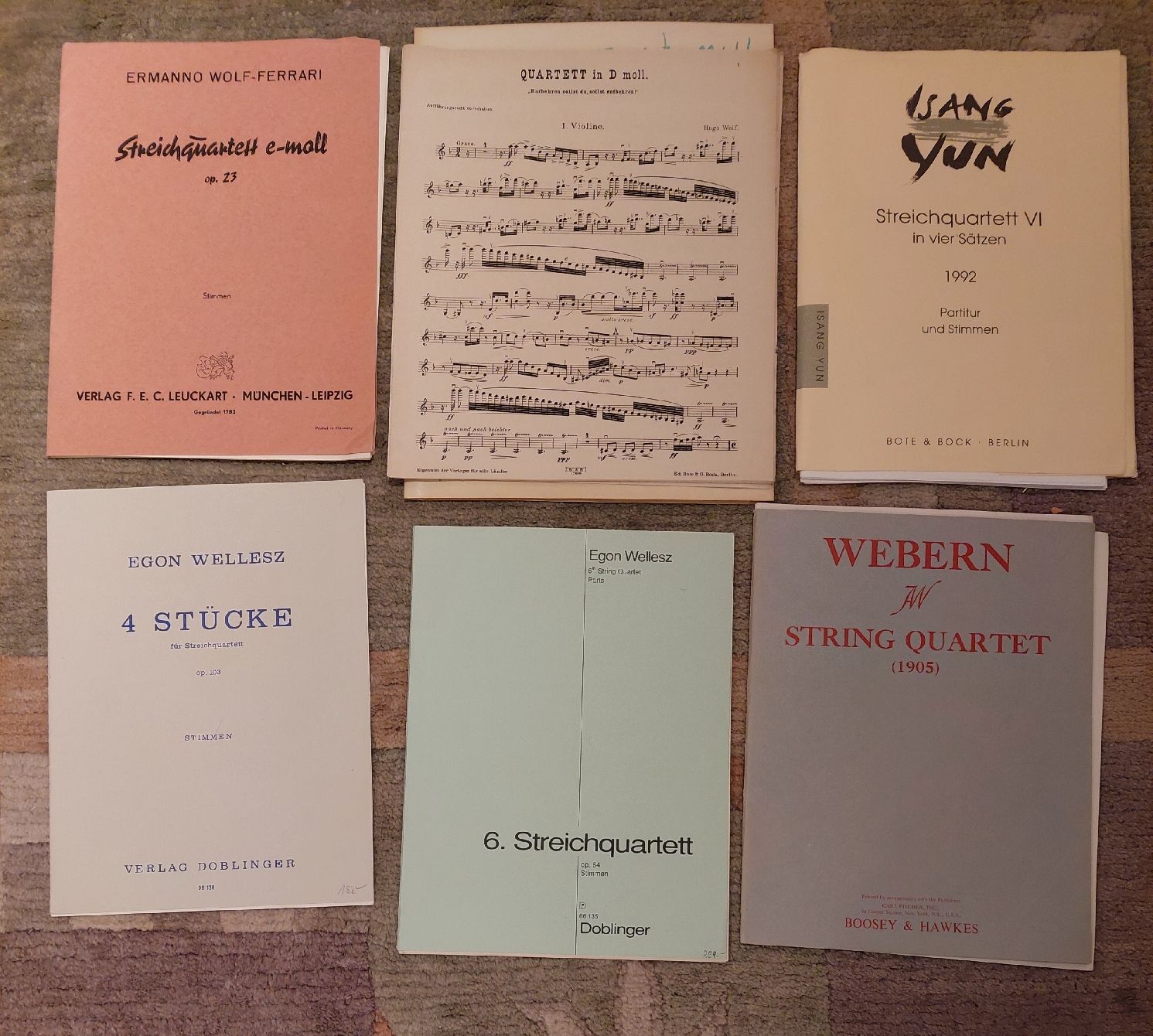 Bücher: 30 Streichquartette komplett – Gebraucht aus Zürich von Cortin 4