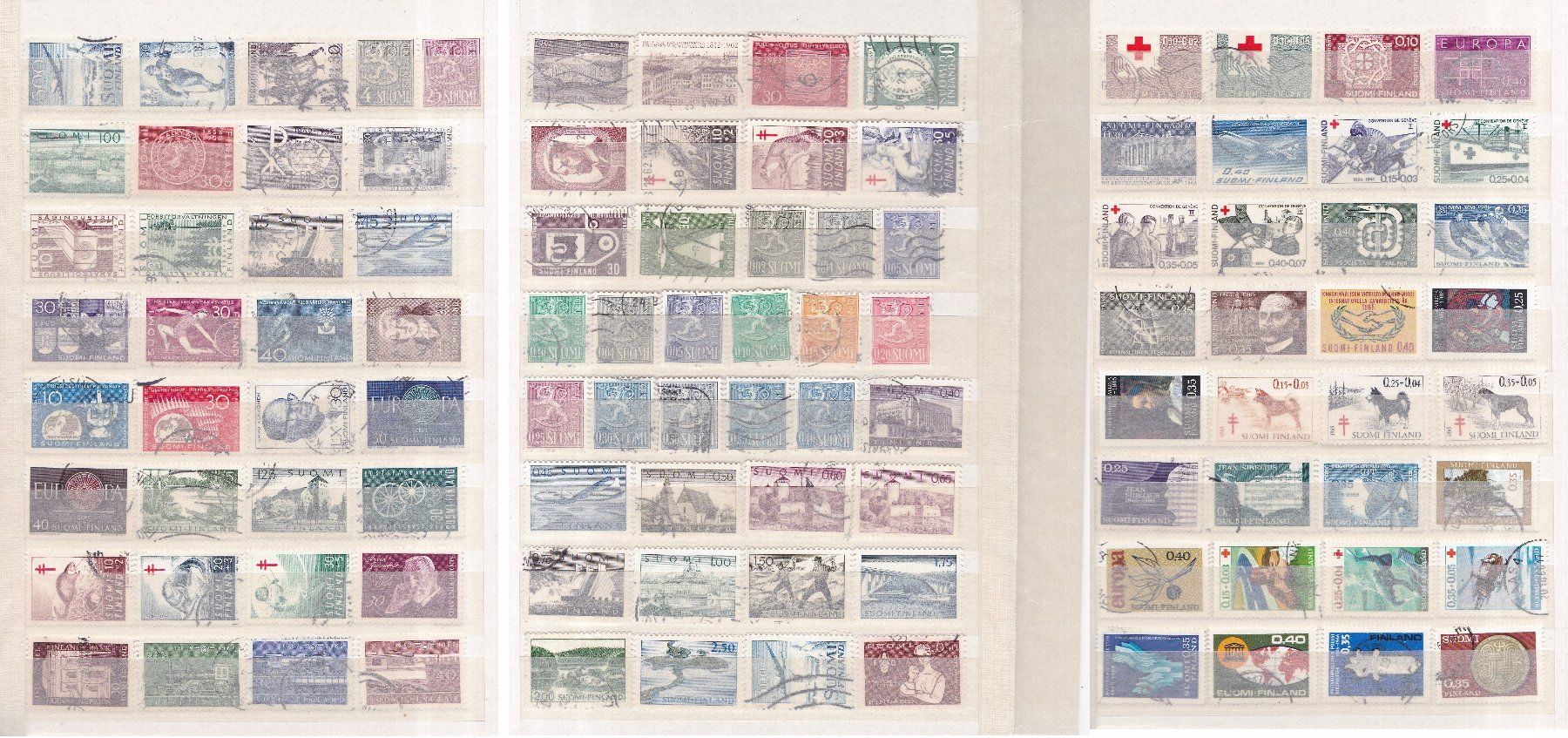 Tutti i francobolli: Briefmarkensammlung "Finnland" – Usato da Münchwilen AG venduto da Nesar 2