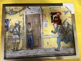 Gerahmtes Poster "Half-Life 2" — Unikat Kunstwerk (55 Zeiche