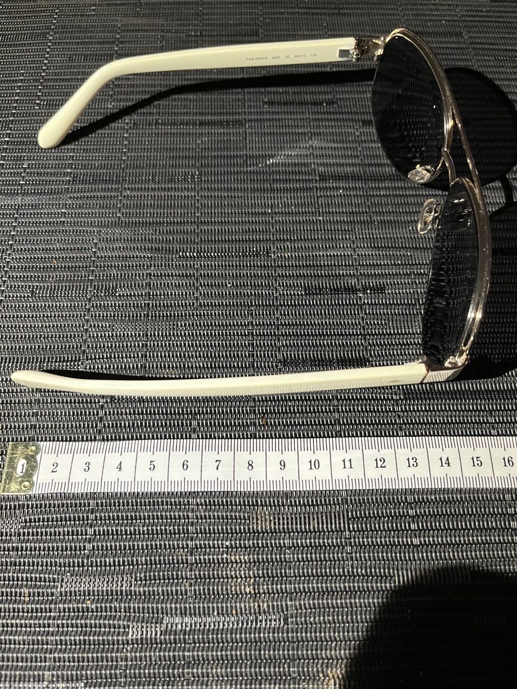 Brillen & Gläser: Fossil Sonnenbrille Unisex Weiss – Gebraucht aus Zürich von becca0041 5