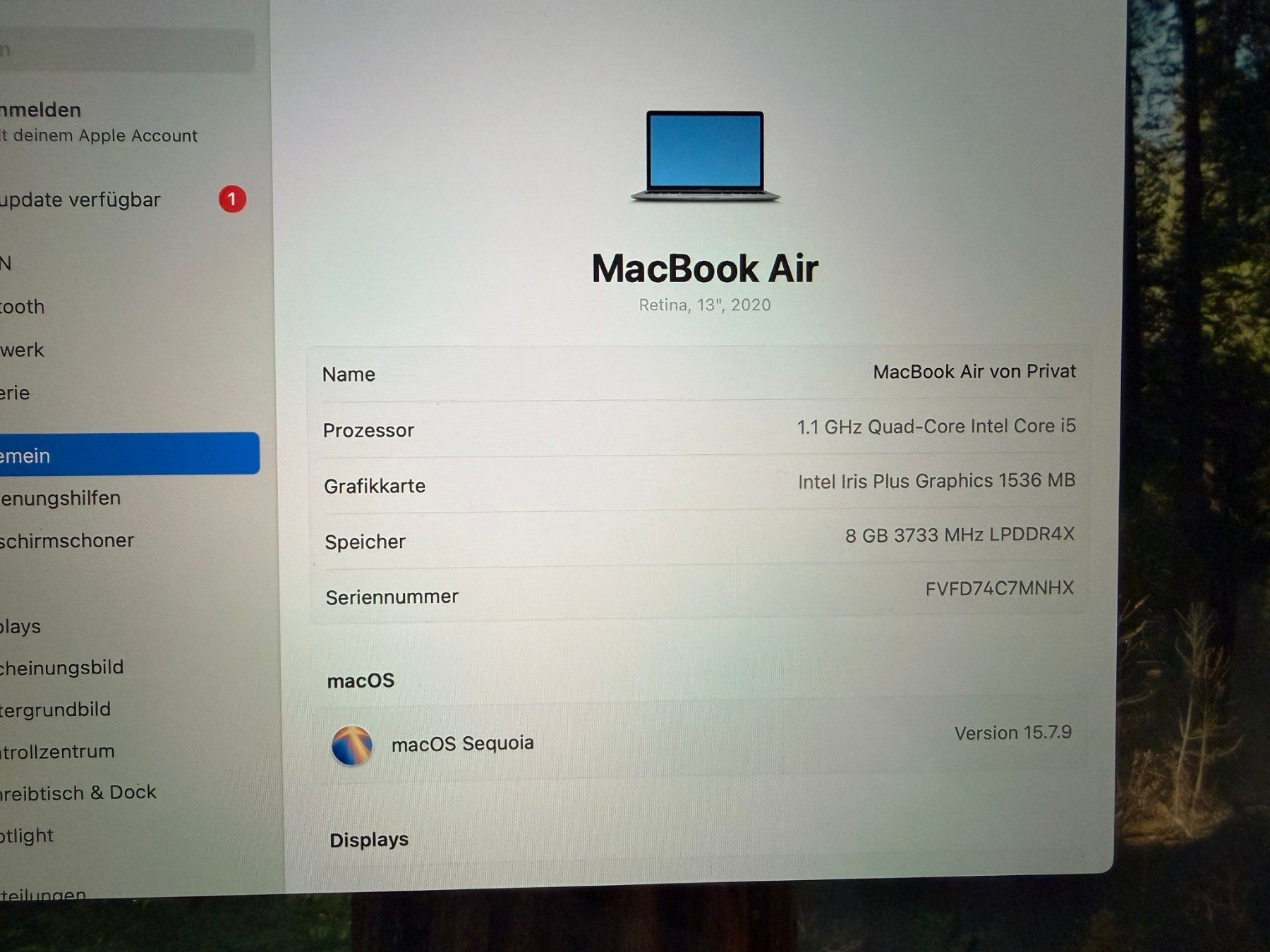 Apple Notebooks: Macbook Air 2020 Model A2179#28 – Gebraucht aus Au SG von bah_6f5w 4