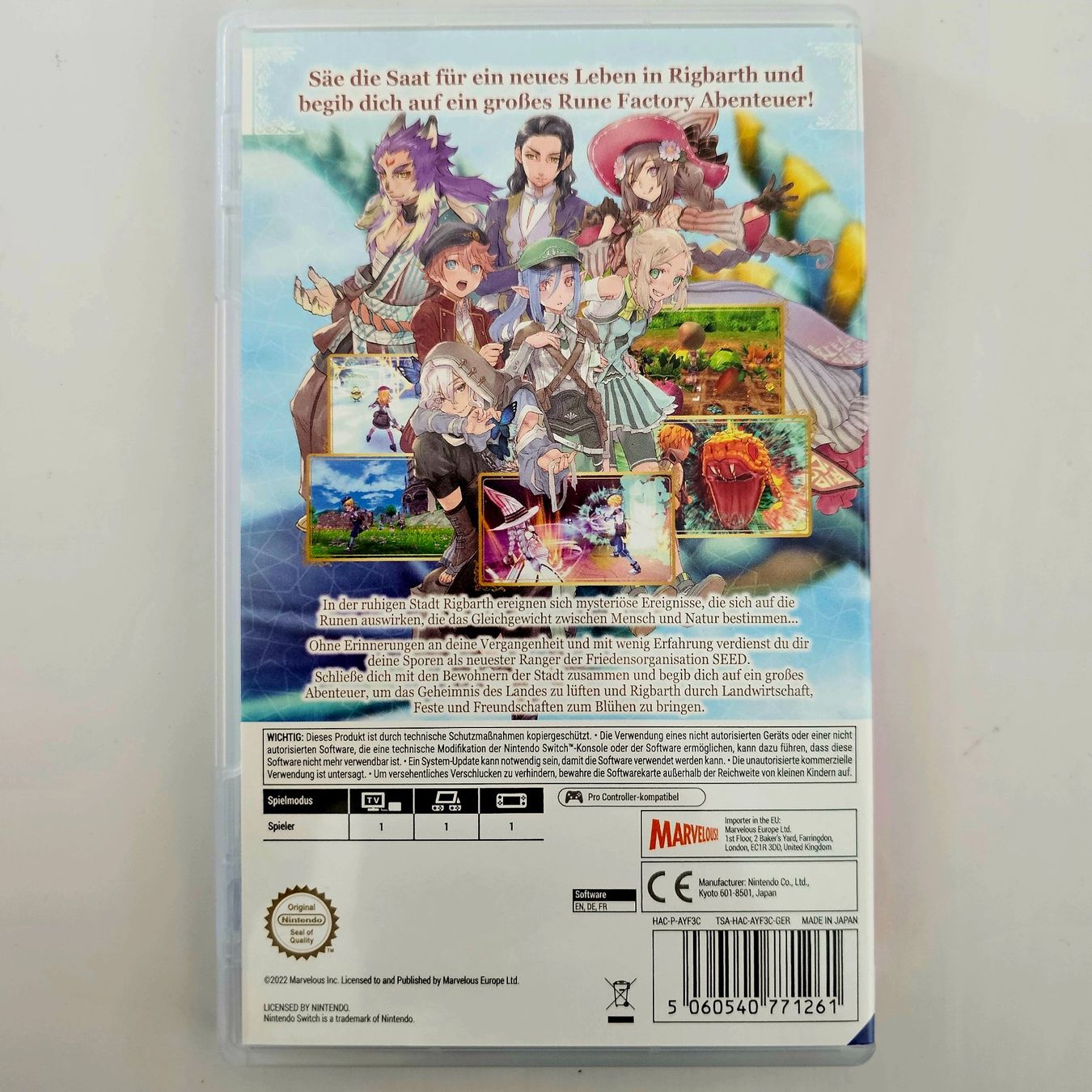 Nintendo Giochi: Rune Factory 5 (Nintendo Switch) – Usato da Holziken venduto da Miglioregamesnmore 1