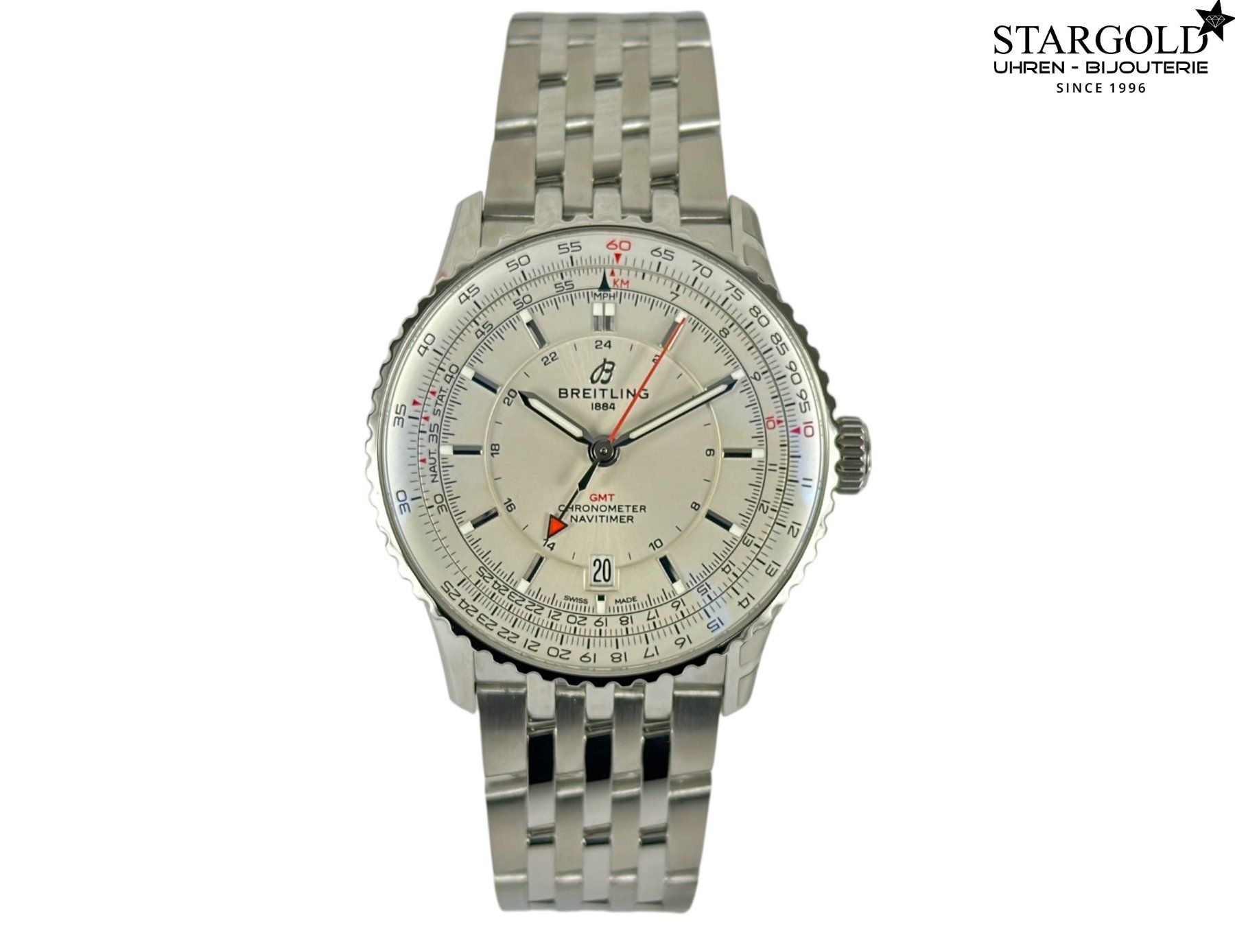 Breitling Orologi: Breitling Navitimer GMT - A32310 – Usato da Zürich venduto da Stargold-Uhren