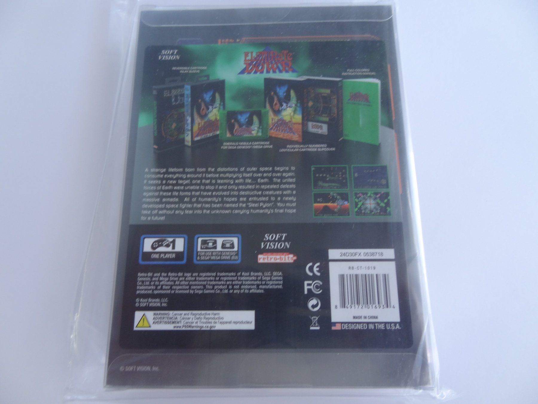 Giochi: Eliminate Down SEGA Mega Drive retro-bit NEU – Nuovo e nell'imballaggio originale da Lyss venduto da Famicom 1