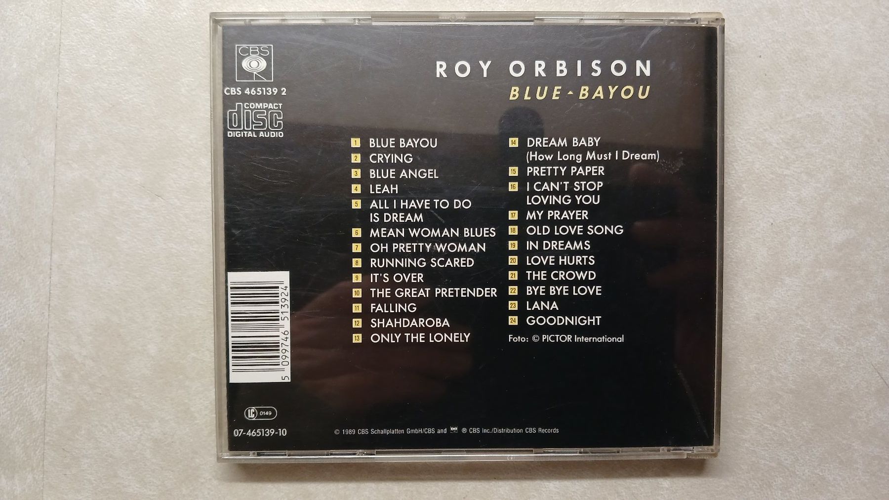 CD: ROY ORBISON (Blue-Bayou) – Usato da hinwil venduto da tho_j6kz 2
