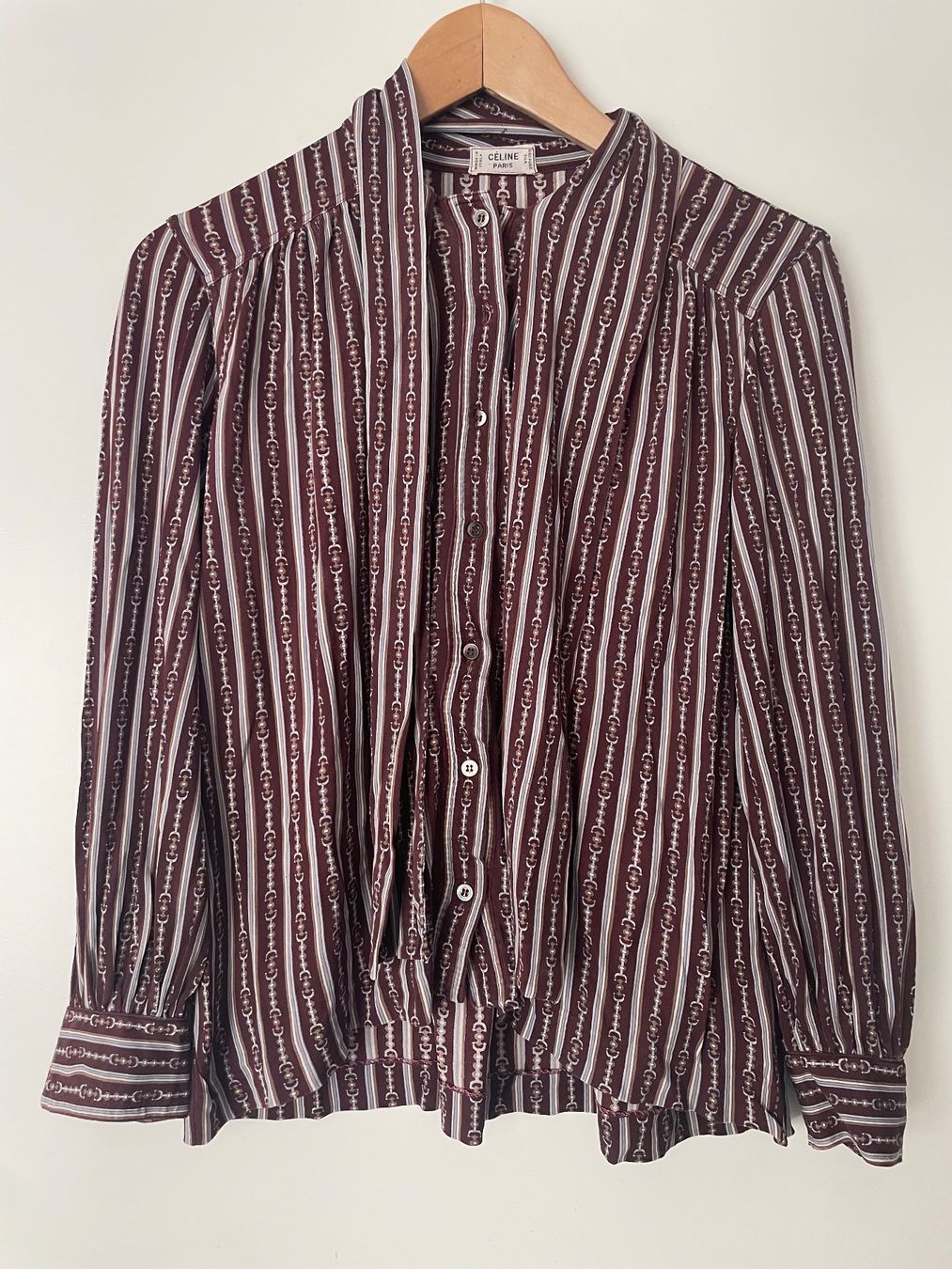 Celine Blusen: Vintage Céline Bluse, 100% Seide – Gebraucht aus Zürich von selavia