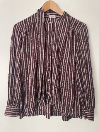 Vintage Céline Bluse, 100% Seide