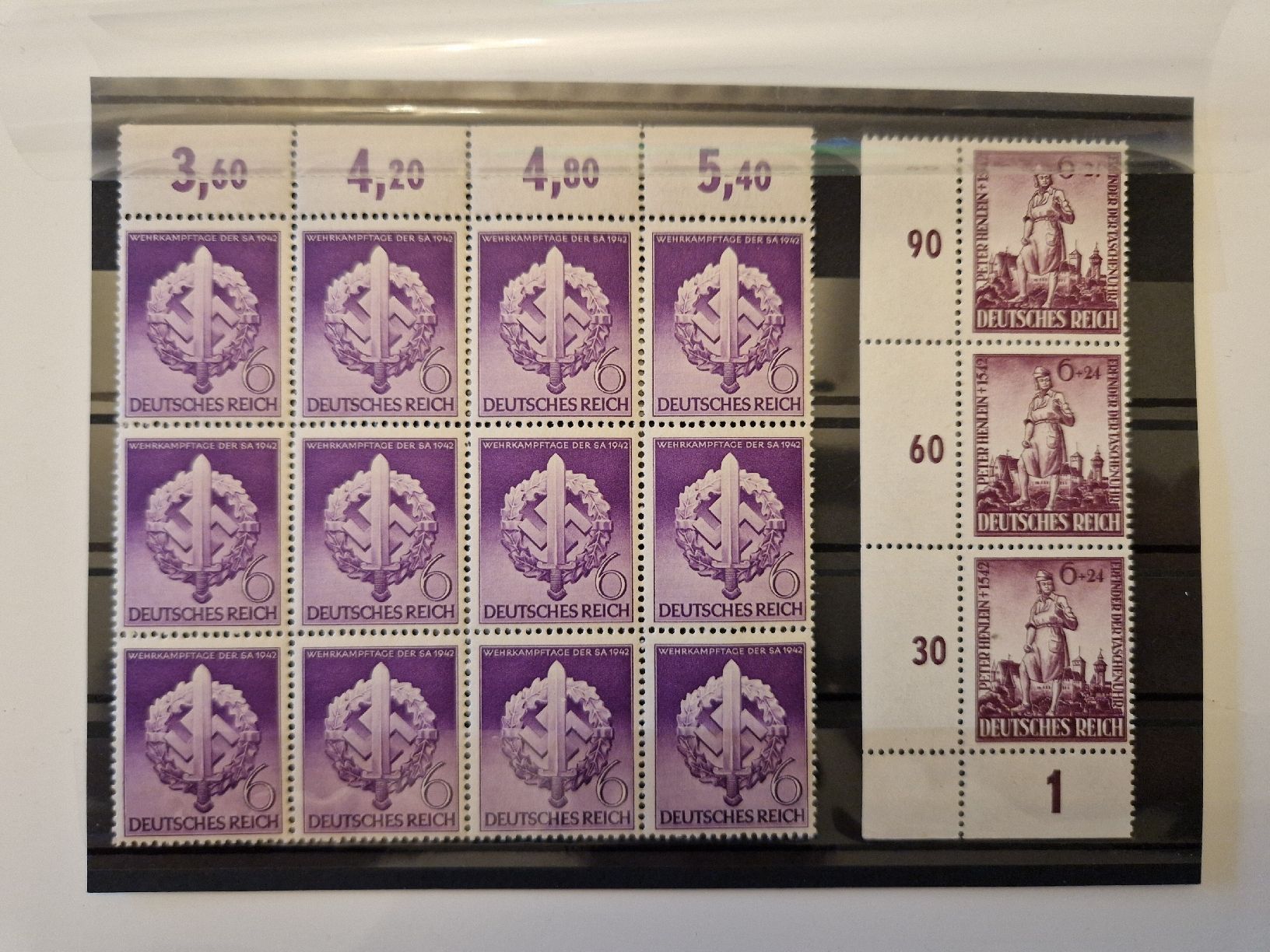 Tous les timbres: Deutsches Reich Briefmarken postfrisch – Neuf (Voir description) à St. Gallen par Enrico_SG