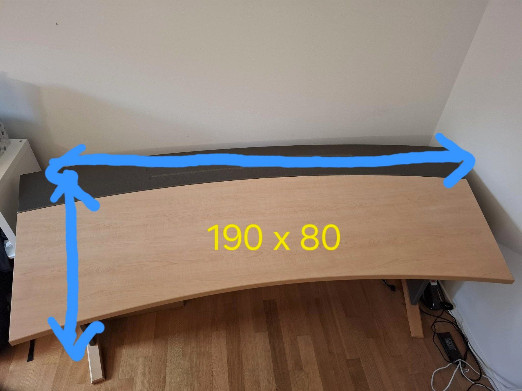 Schreibtische: Demontierter Schreibtisch mit optionalem Rollcontainer – Gebraucht aus Turgi von lor_m5pb 1