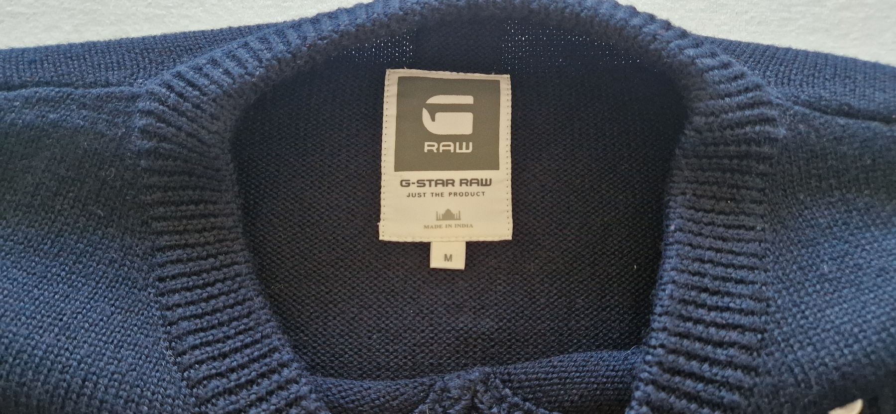 G-Star Maglioni & Felpe: G-Star RAW Strickpullover, dunkelblau, Gr. M, neuwertig – Nuovo (secondo la descrizione) da Allschwil venduto da merve_g 5