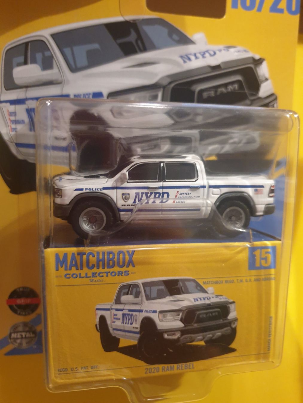 Matchbox Modellini d'auto: Matchbox 2020 RAM REBEL – Nuovo e nell'imballaggio originale da Oftringen venduto da Rotor 2