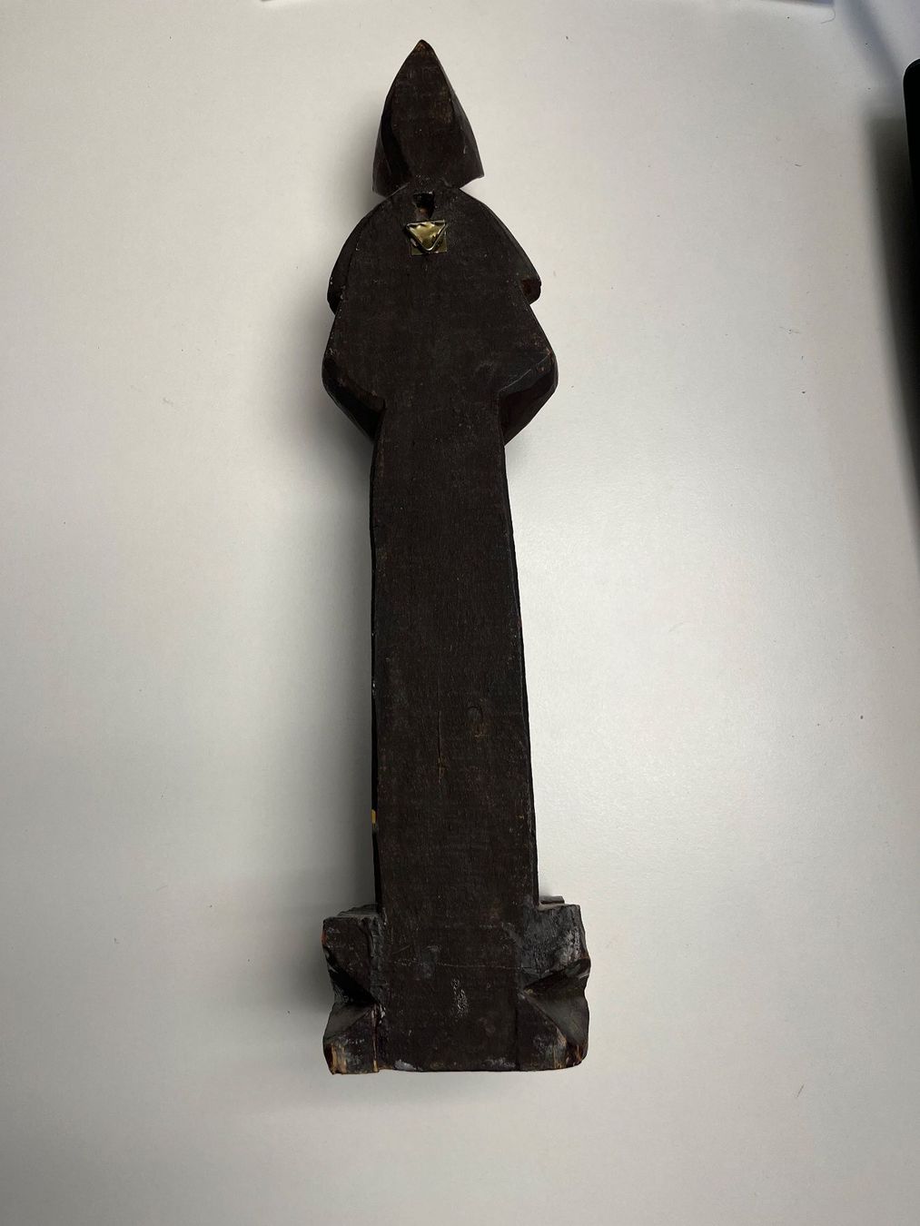 Statuette: Holzfigur Mönch, geschnitzt, antik, Wandbild – Usato da Sirnach venduto da oli_82kd 1