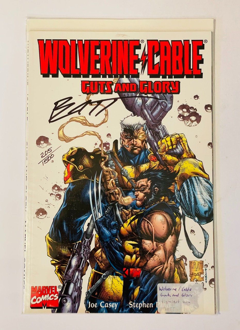 Comics: Comic Wolverine Cable Guts and Glory signiert Batt – Neu (gemäss Beschreibung) aus Duggingen von nad_6yzh