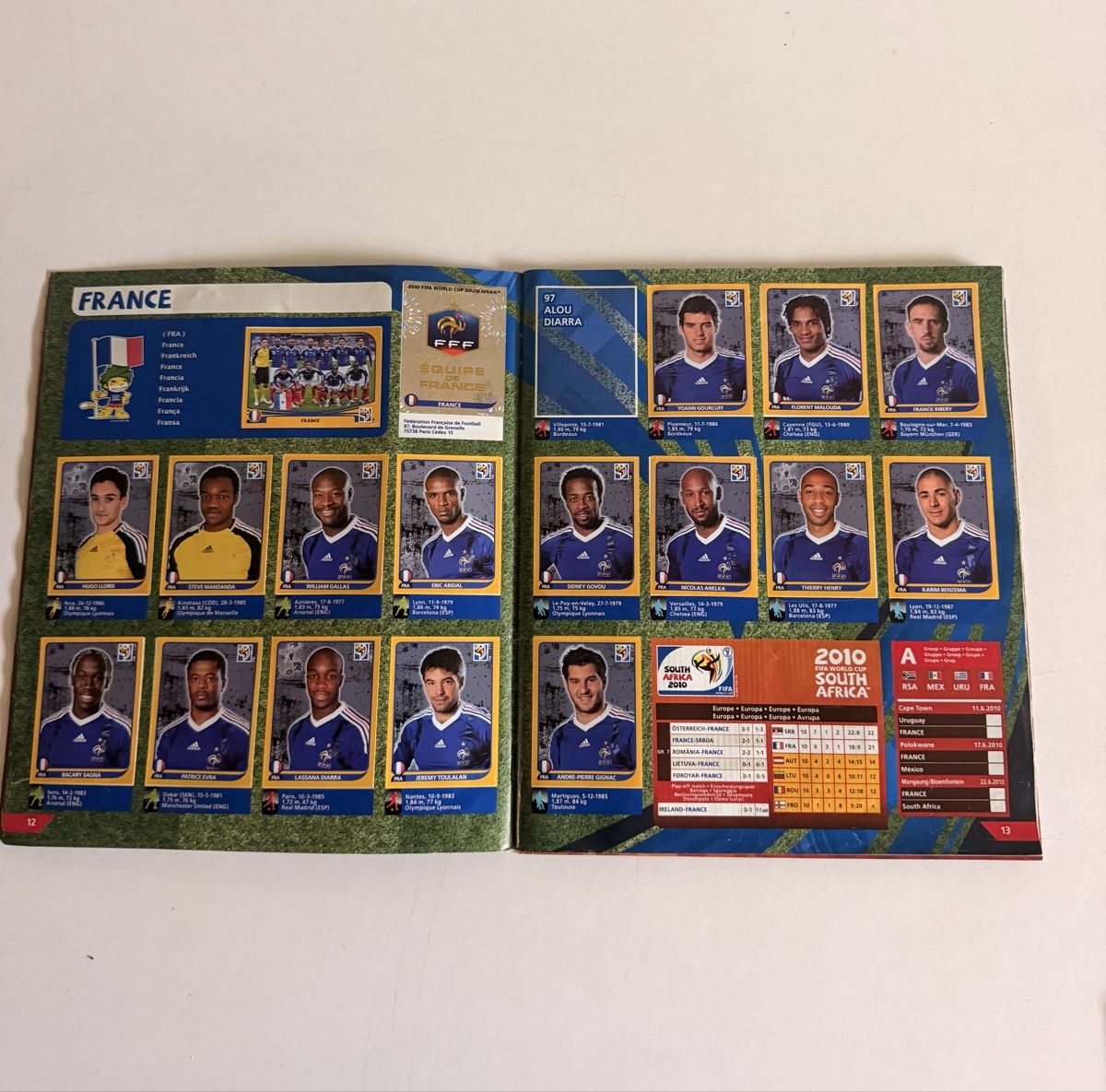 Panini Album: WM Klebeheft 2010 – Usato da UNTERSIGGENTHAL venduto da s_rzb8 3