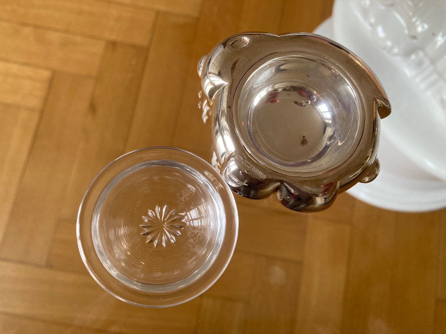 Geschirrsets: EDLE CESA SALZ/PEFFER SCHALEN, SILBER 925, HANDGEMACHT, NEU! – Neu und originalverpackt aus Zürich von einefreude 3