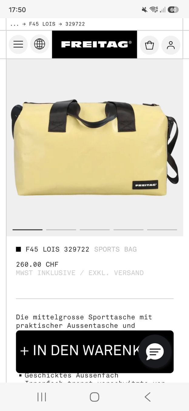 Freitag Sacs: Lois Freitag Tasche – D'occasion à Muhen par chr_66xt 1