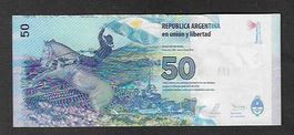 Argentina  50  Pesos  Bankfrisch