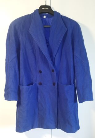 herbst-/wintermantel gr. 44 reine wolle