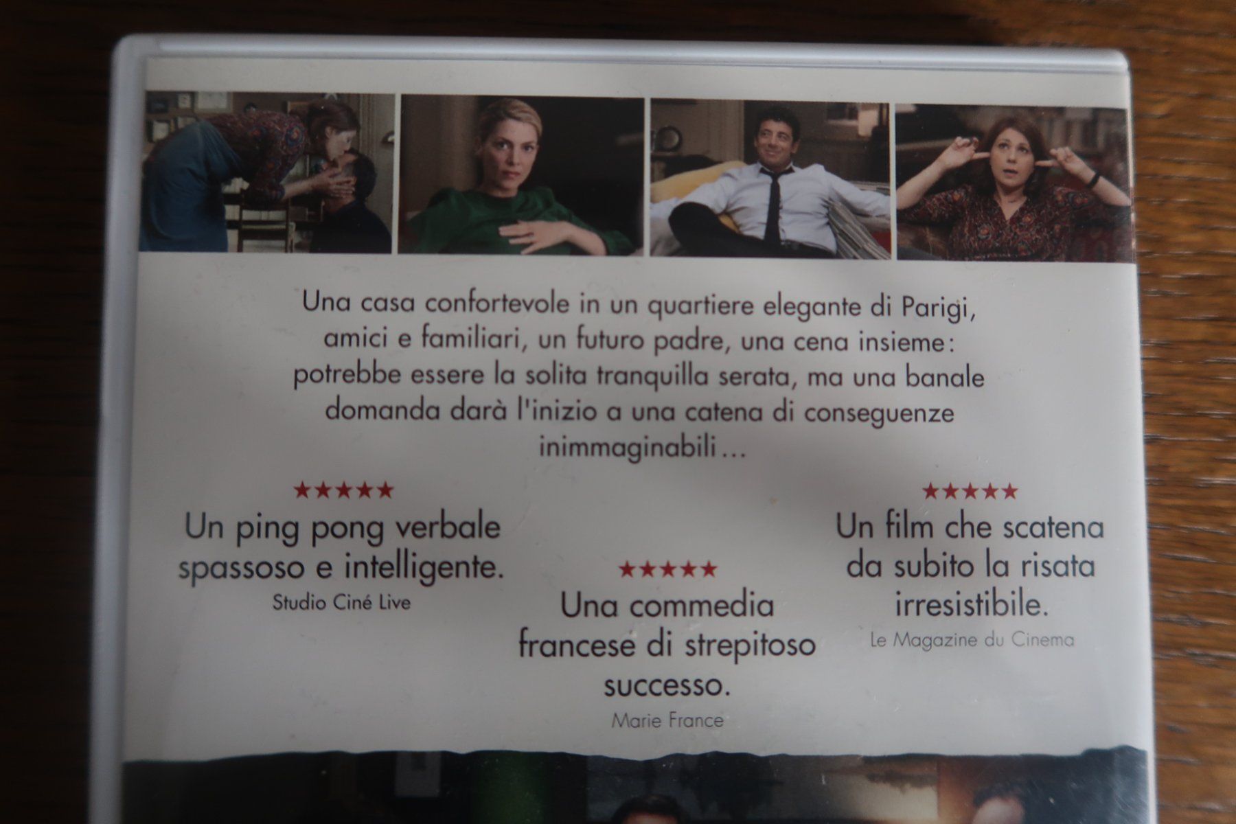 Tutti i DVDs: DVD Cena tra amici   ("Le prénom")      IT  FR – Usato da Porrentruy venduto da tupatup 1