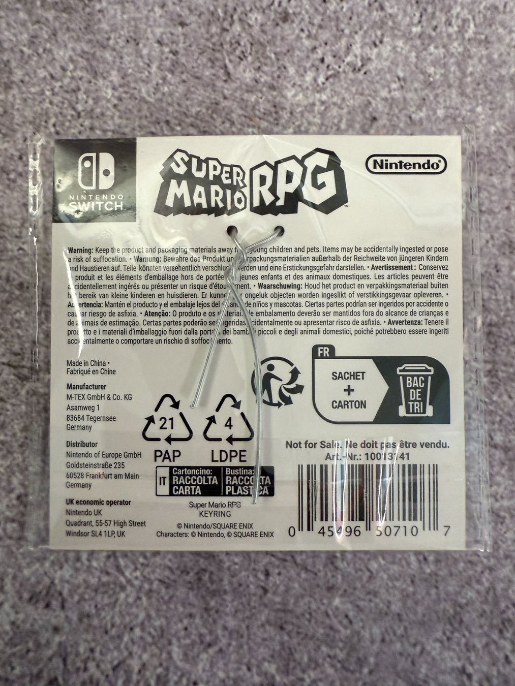 Portachiavi: Super Mario RPG Schlüsselanhänger – Nuovo e nell'imballaggio originale da Küssnacht am Rigi venduto da Bionicmax 1