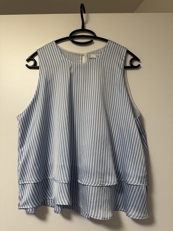 Top Mango blau gestreift, Gr. M