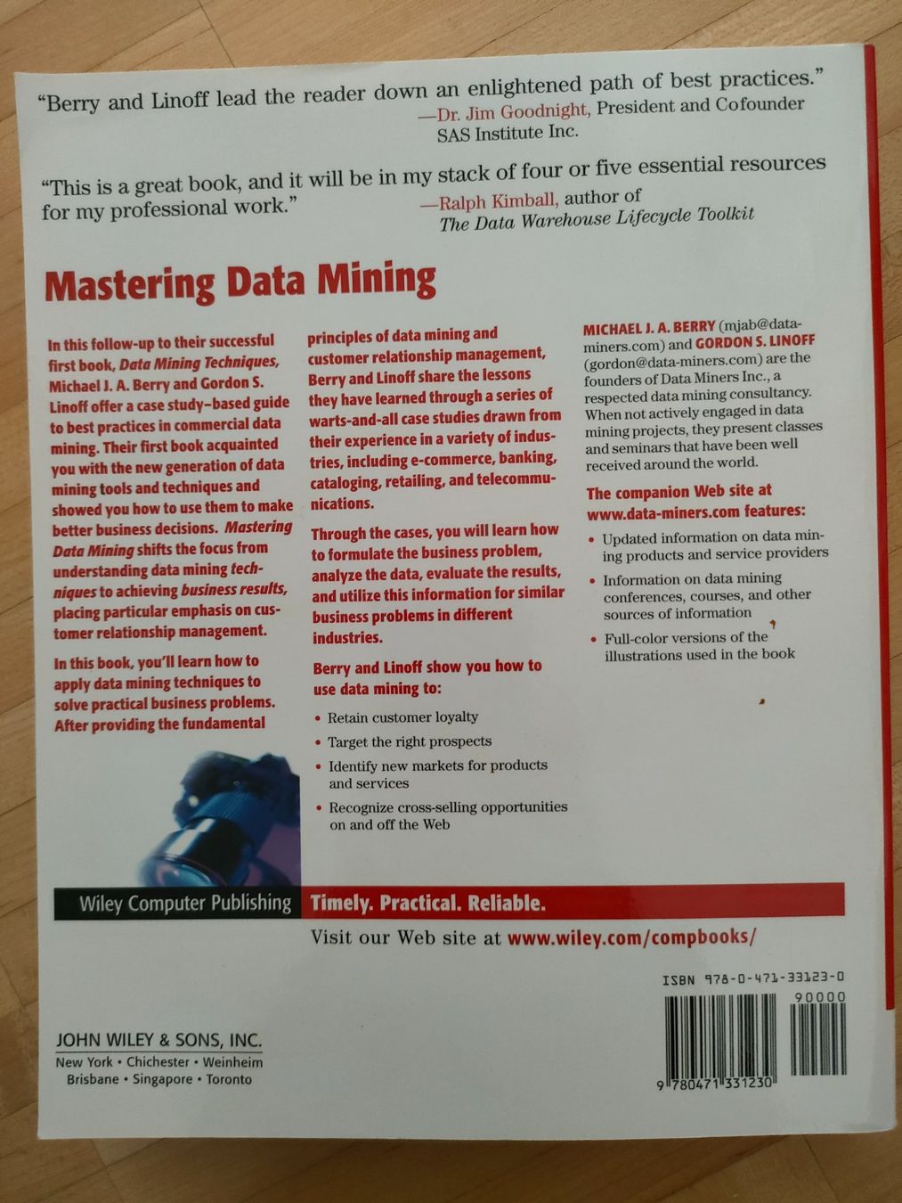 Libri: Mastering Data Mining – Usato da Wiesendangen venduto da s_er 1