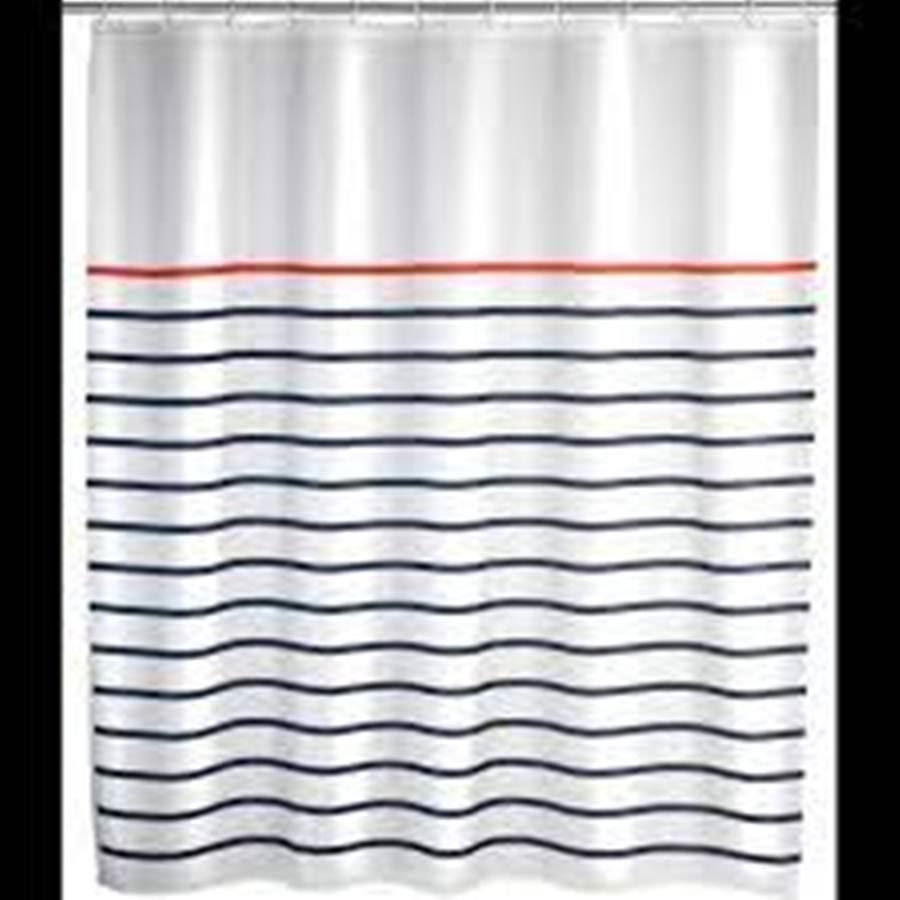 Tende: Polyester-Duschvorhang-MARINE WHITE – Nuovo e nell'imballaggio originale da Rupperswil venduto da big-one-sale