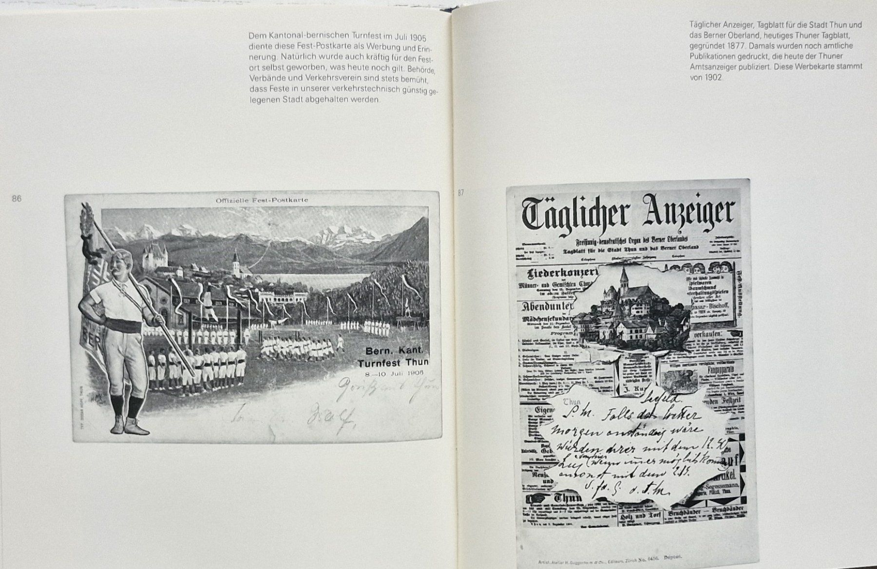 Libri: Gruss aus Thun: über 100 Ansichtskarten um 1900 – Usato da Bern venduto da Mattthias 8
