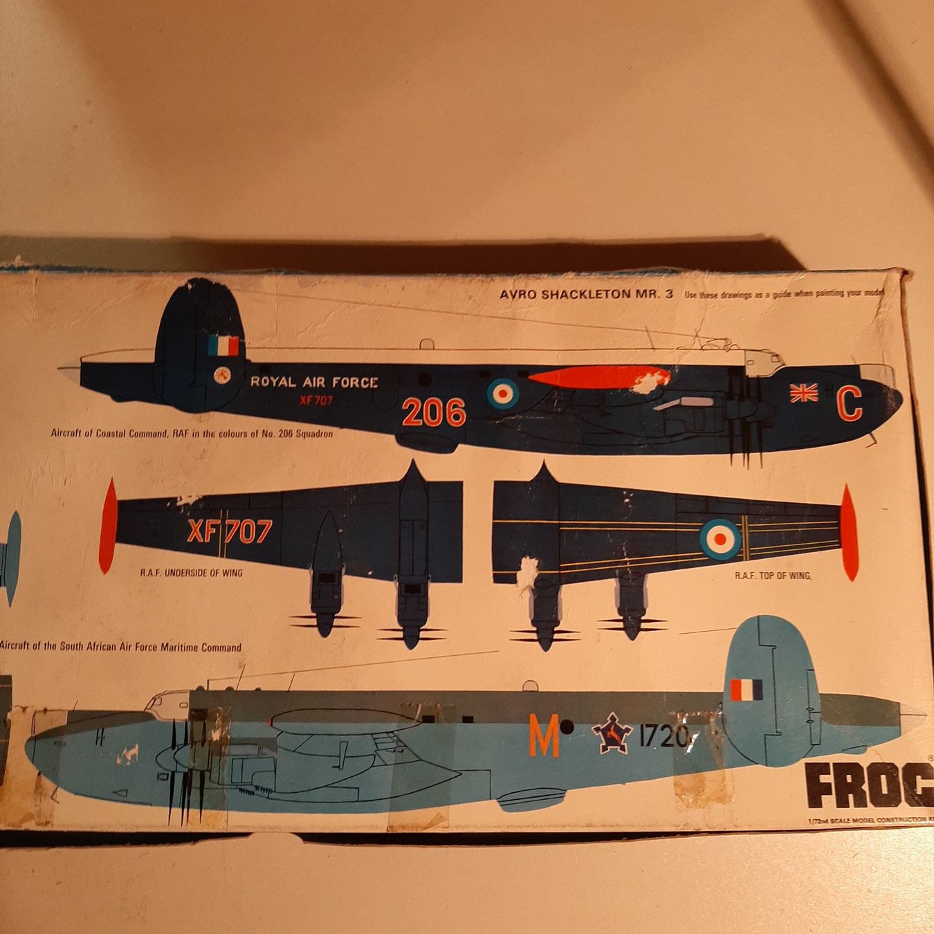 Kit di modellismo & Modellini statici: 1436 ... Avro Shackleton M.R.3 ... Frog F 172 – Usato da Bonstetten venduto da Benibanny59 2