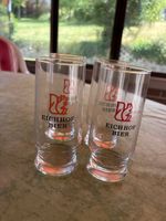 Biergläser Eichhof 4 Stk. Glas guter Zustand