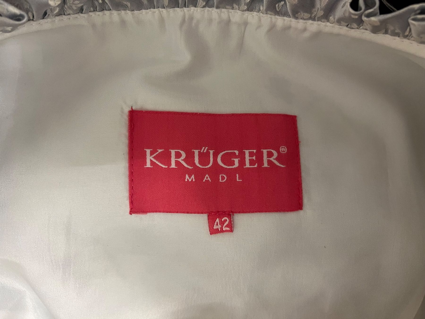 Krüger Vestiti: Krüger Dirndl 42 (blau/silber) – Nuovo (secondo la descrizione) da Abtwil SG venduto da chi_yh9f 5