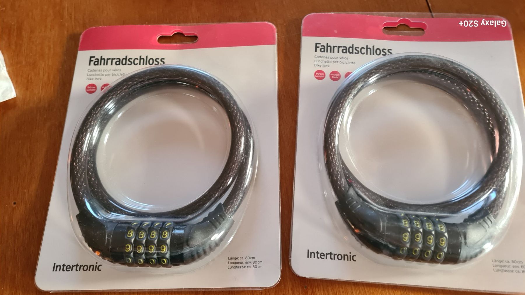 Lucchetti: 1 Trottinett oder Fahrradschloss Zahlencode, 80cm Metall neu – Nuovo e nell'imballaggio originale da Aldesago venduto da ant_zk5q 7
