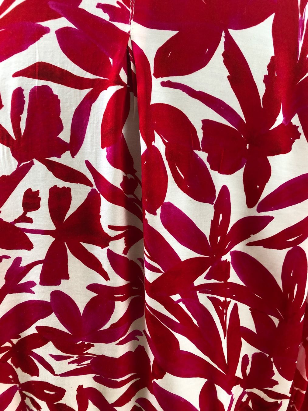 Camicette: Damen Bluse rot weiss Blumenmuster – Nuovo e nell'imballaggio originale da Arlesheim venduto da leyRum4.5 5