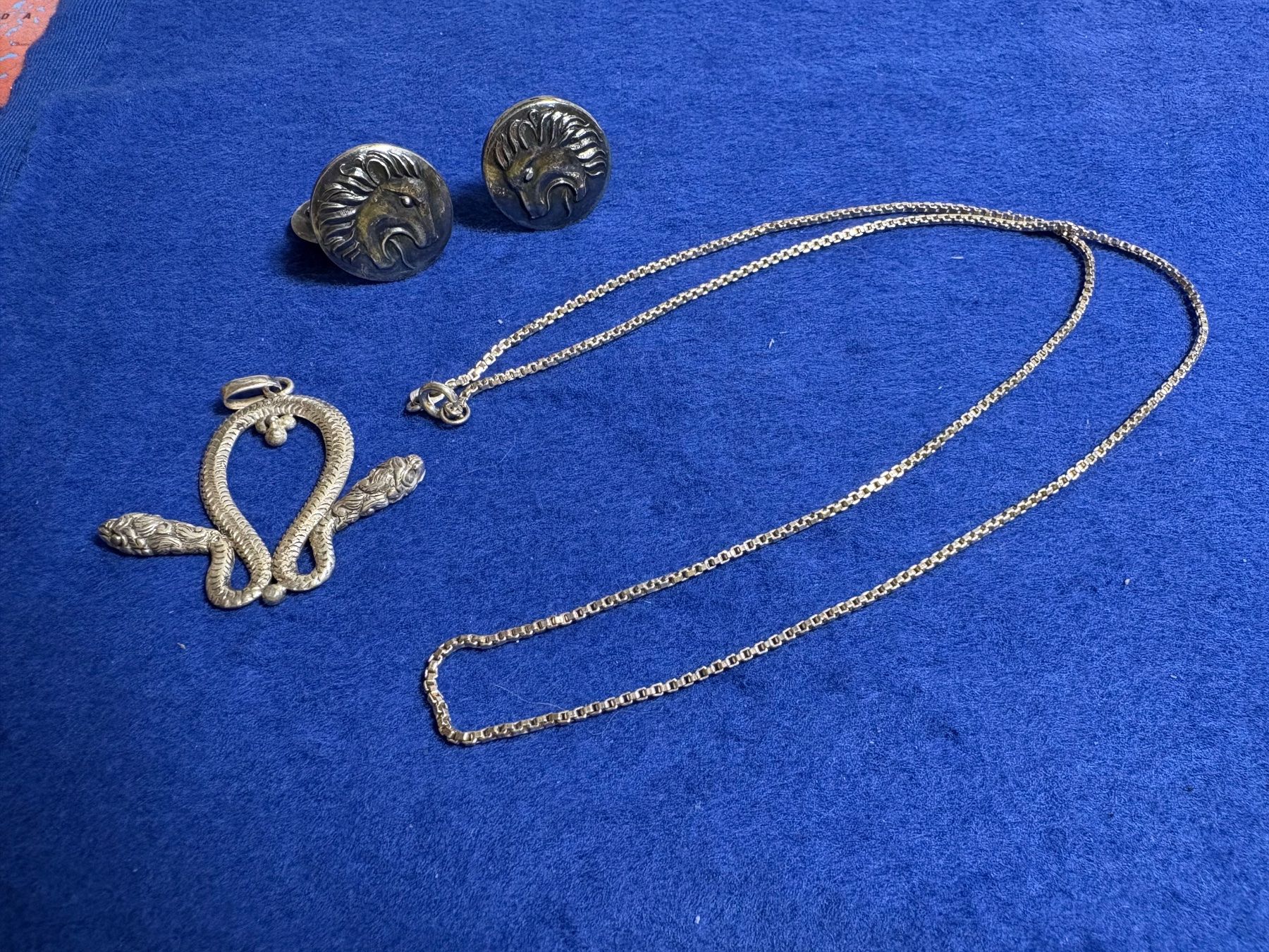 Altri gioielli: 37 Gr. 800 Silber Schmuck gemischt – Usato da St. Peterzell venduto da verena40 6