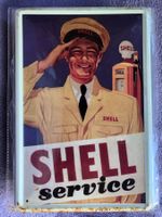Shell Tankstelle benzin öl werbung