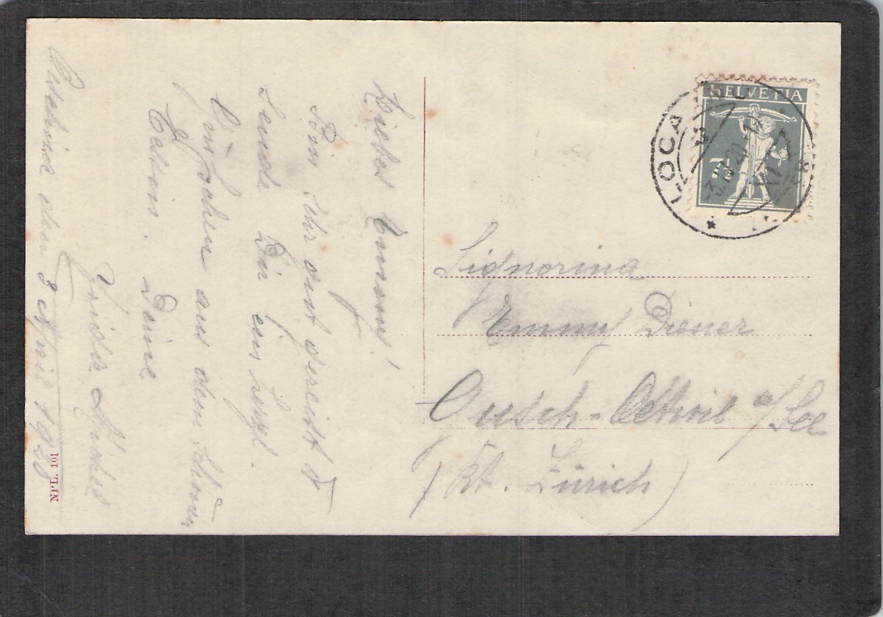 Cartoline postali: #Orselina TI , gel. 1920 – Usato da Reichenburg venduto da Pipo-67 1