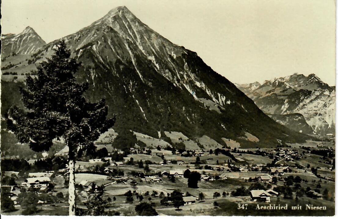 Cartoline postali: Aeschiried  1953 – Usato da Hochdorf venduto da Ziegel-16