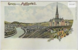 Gruss aus Adliswil am Albis - Repro