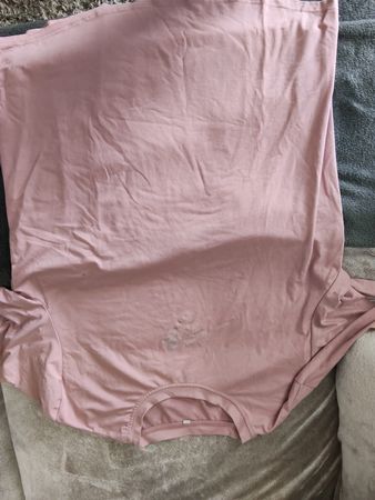 Damen T-Shirt Rosa Grösse L Logo bedruckt