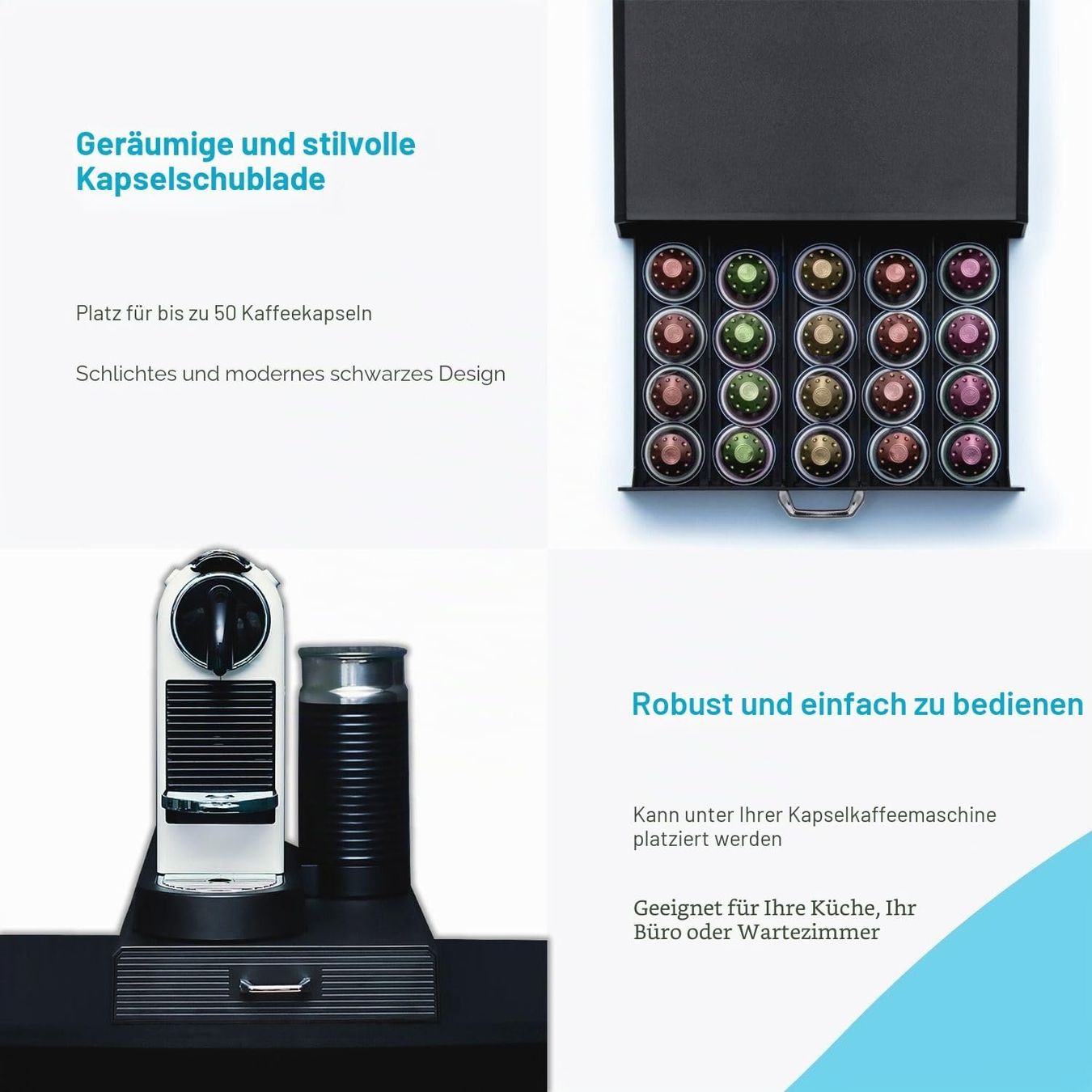 Recipients et similaires: Kaffeekapsel Aufbewahrungsbox mit Schublade – Neuf avec emballage d'origine à St. Gallen par sch_zsz7 4