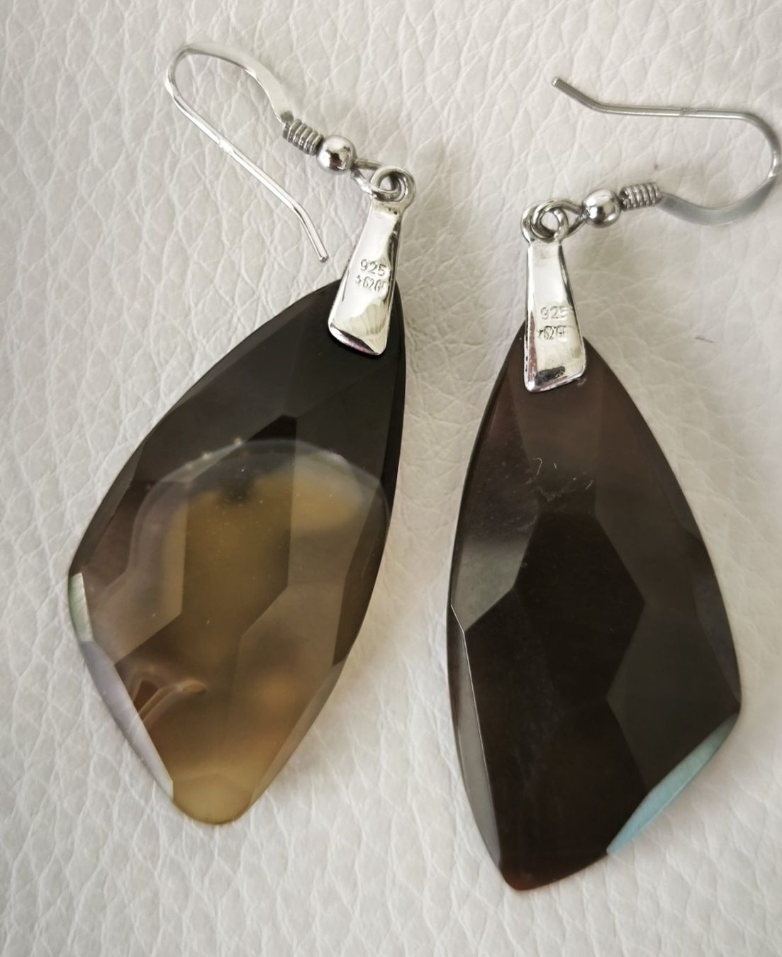 Orecchini pendenti & Orecchini a lobo: Ohrring Silber 925 mit Rauchquarz – Nuovo (secondo la descrizione) da Miège venduto da gitarro68 1