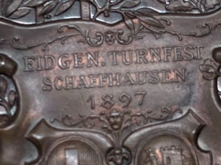 Medaglie: Schaffhausen eidgen. turnfest - 1897. – Usato da Sorengo venduto da 74in 2