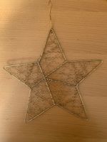 Goldener Metal Deko Stern